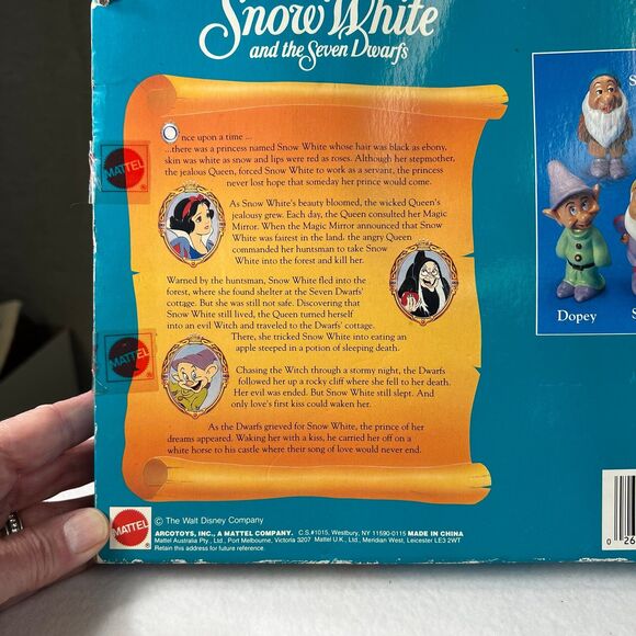Disney’sSnow White & the Seven Dwarfs plastic figurine collectibles unopened box - Picture 5 of 8